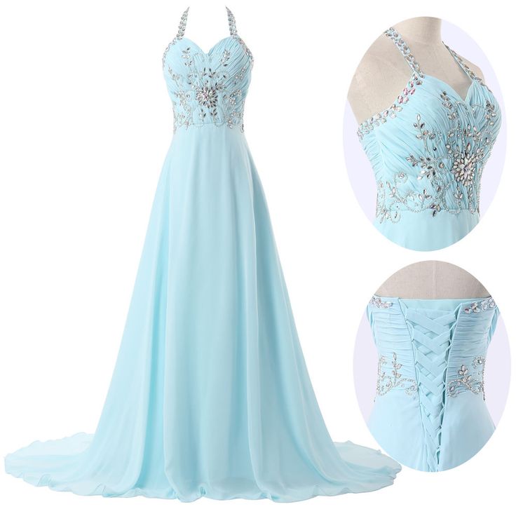 Women Halter Lace Wedding Bridesmaid Evening Party Ball Prom Gown Cocktail Dress